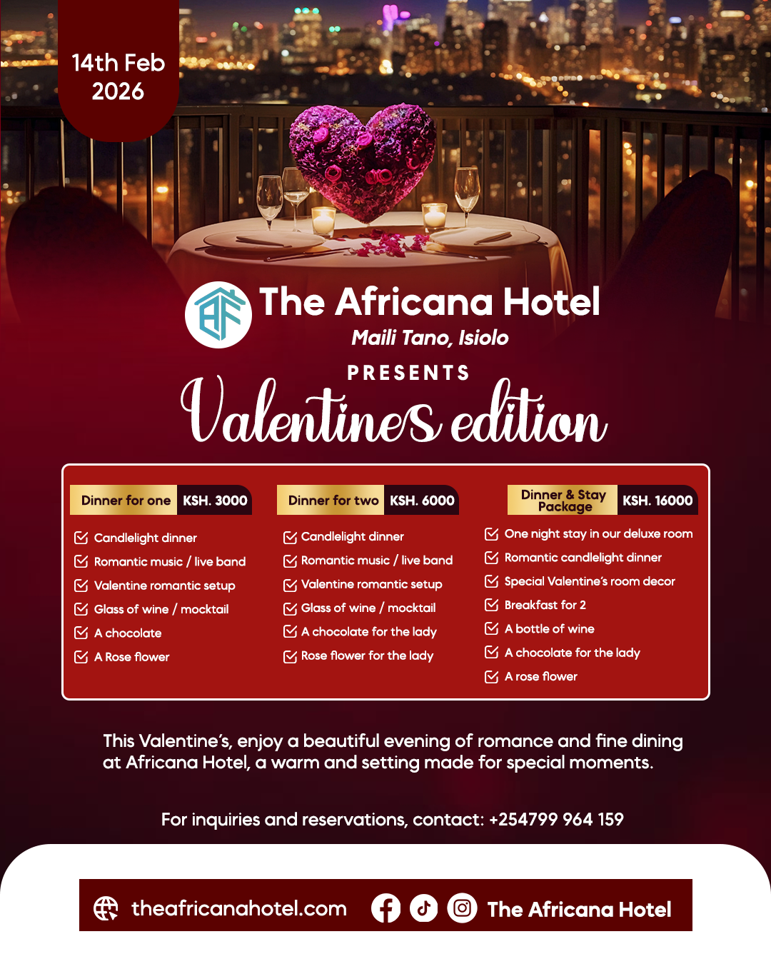 Valentine’s Edition - Africana Hotel